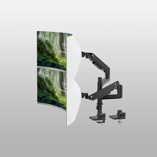 PUTORSEN Dual Monitor Wall Mount for Most 17 to 32 Inch Screens