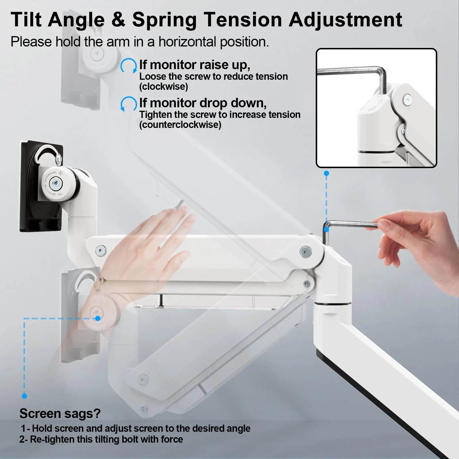 PUTORSEN 17-57 inch Ultrawide Monitor Arm PUTORSEN