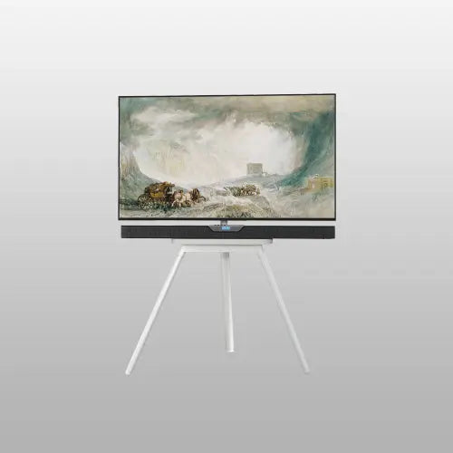 PUTORSEN 45 to 65 inch Universal Easel TV Stand (White) PUTORSEN