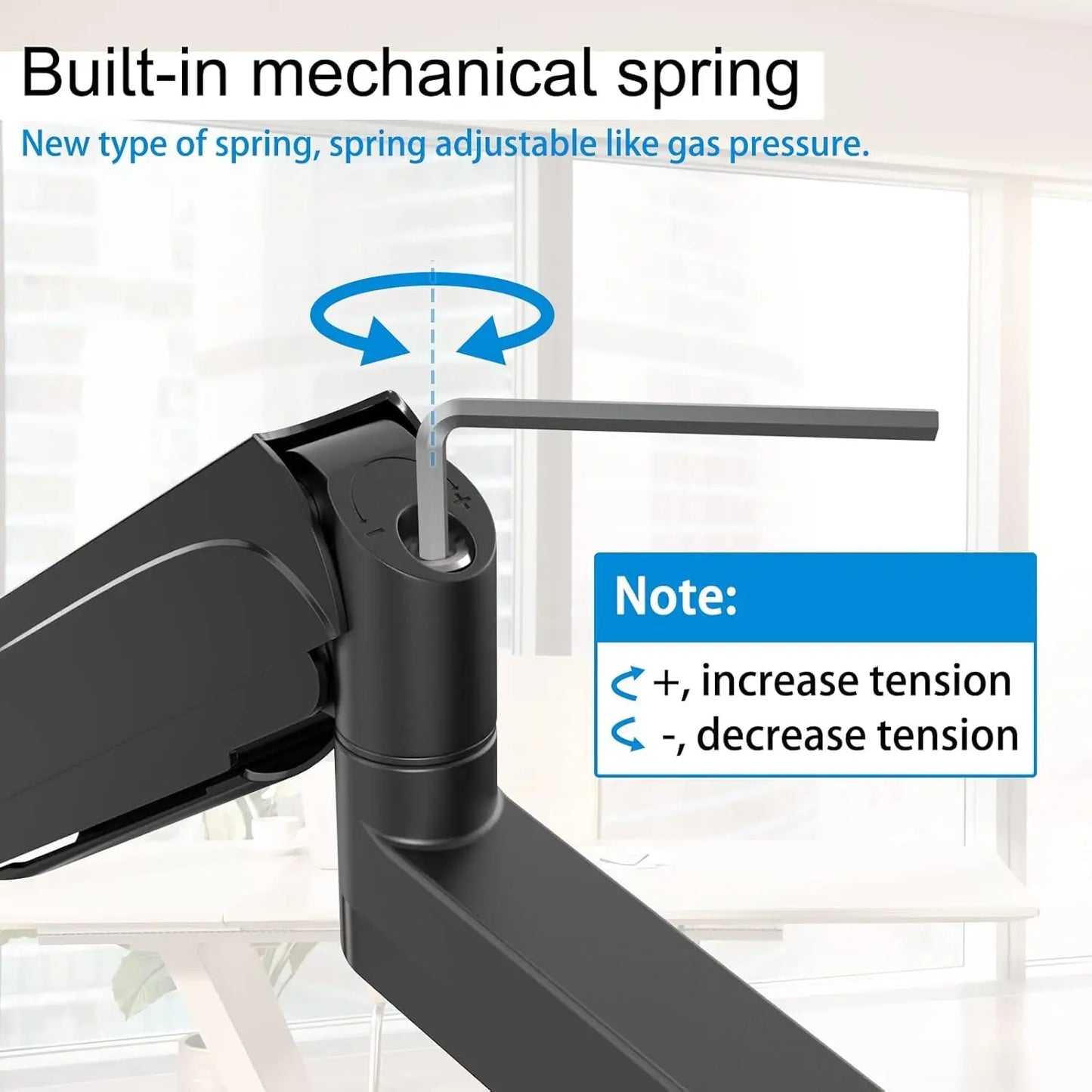 PUTORSEN Dual Monitor Vertical Stacking Desktop Stand, Ultra-High Stands PUTORSEN