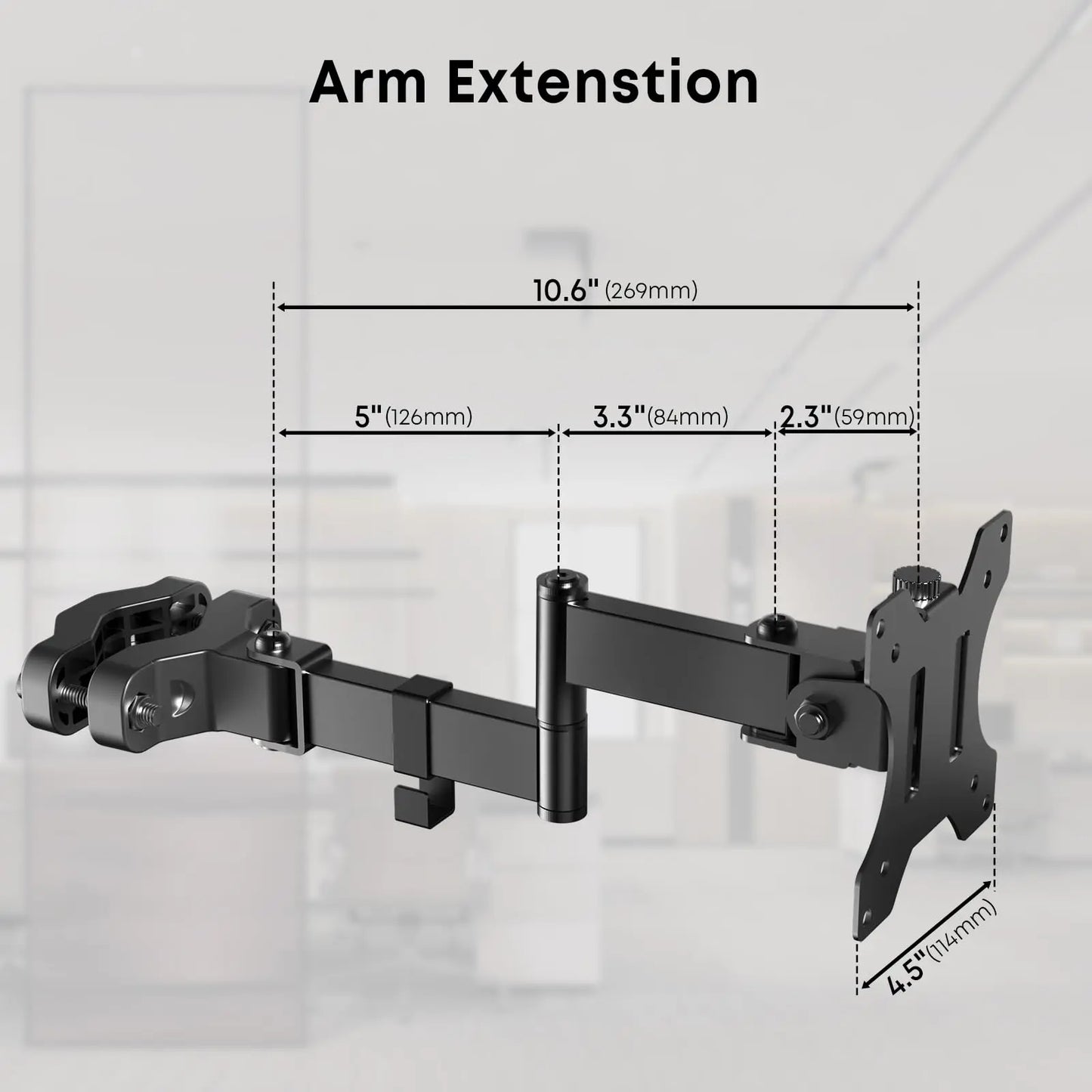 PUTORSEN Pole Mount Monitor Arm PUTORSEN