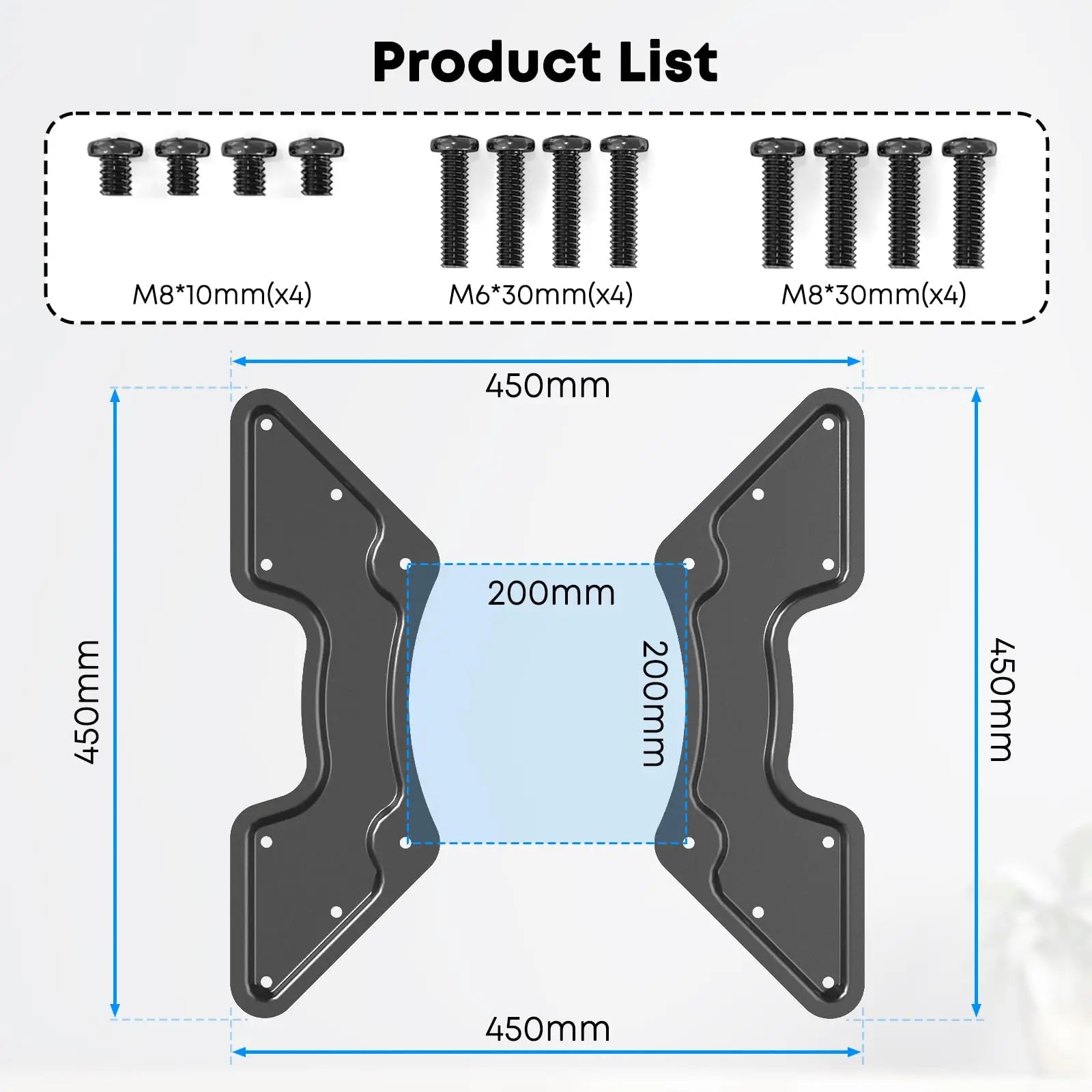 PUTOTSEN VESA adapter for 32-55 inch TVs PUTORSEN