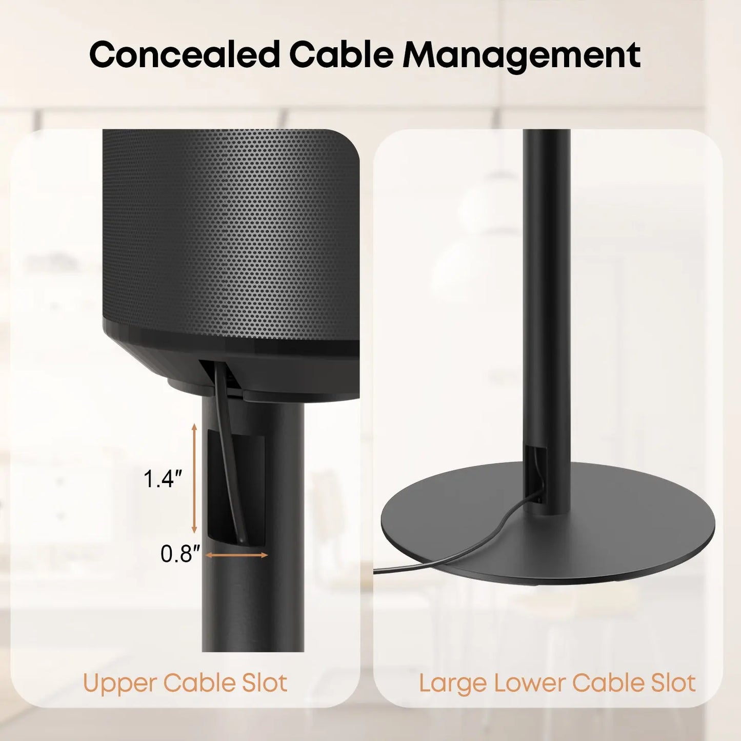 Speaker Stands for SONOS Era-100 and Era-300 PUTORSEN