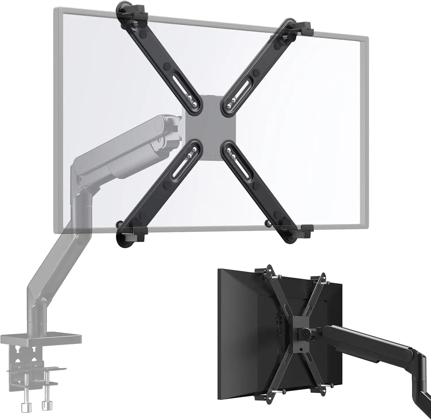 Universal VESA Mount Adapter - Non-VESA Adapter for 17 to 32 Inch Monitor Screens to 75x75 and 100x100 VESA Mount PUTORSEN